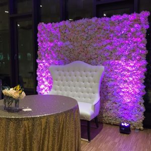 Tranquility Flower Wall x Head Table Backdrop